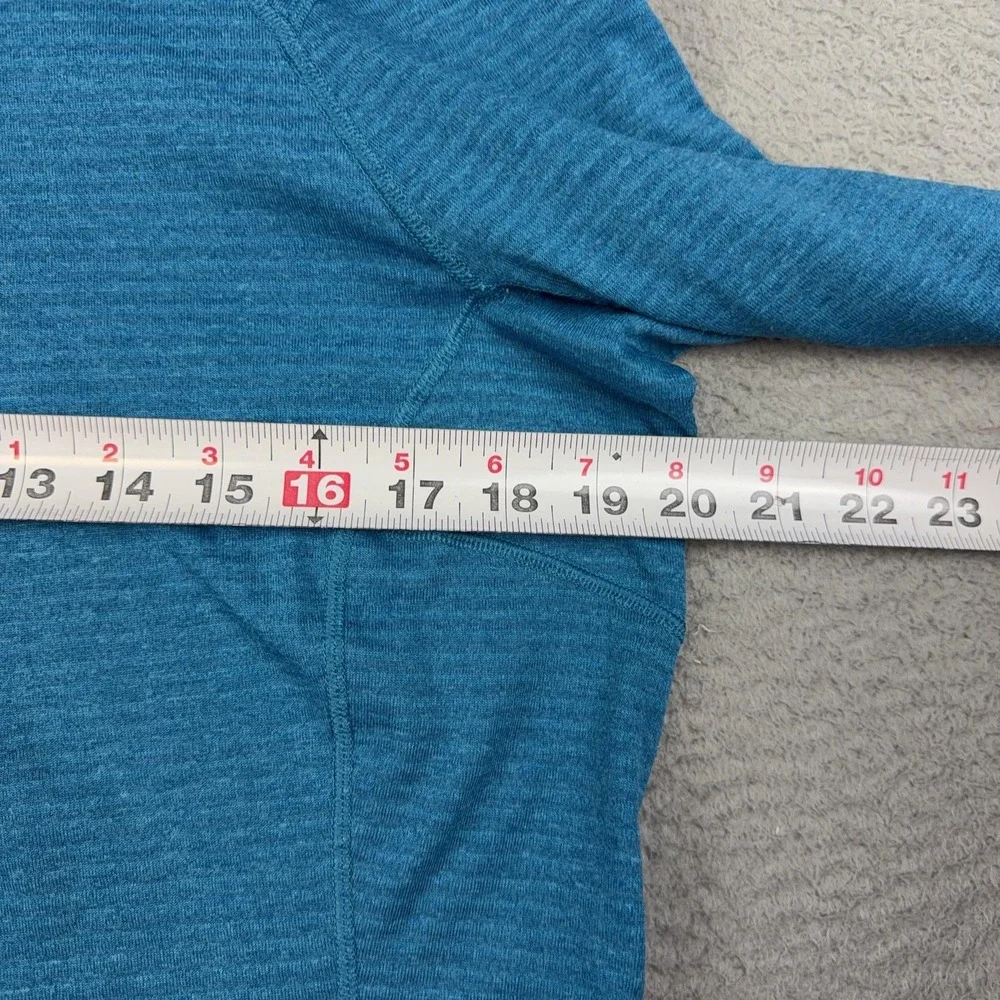 Patagonia Capilene Mens XL Blue Quarter Zip Pullover Long Sleeve STY43662